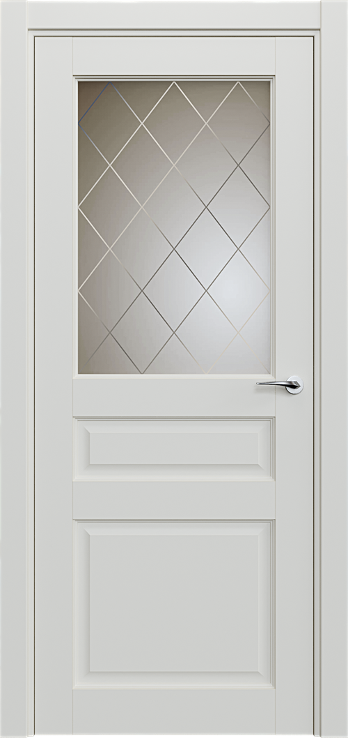 Classic 532 Белый жемчуг Сатинато Ромб 4мм