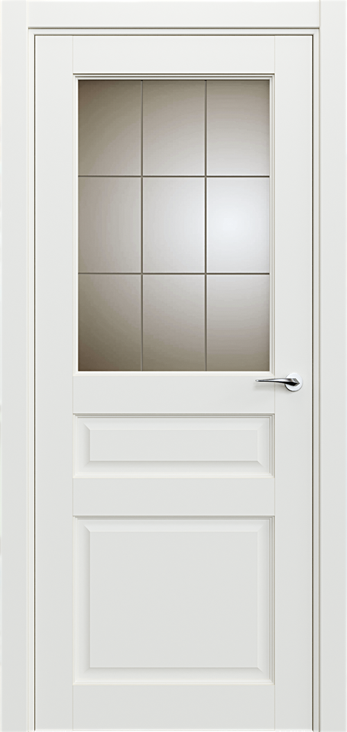 Classic 532 Белый жемчуг Сатинато Английская решетка 4мм