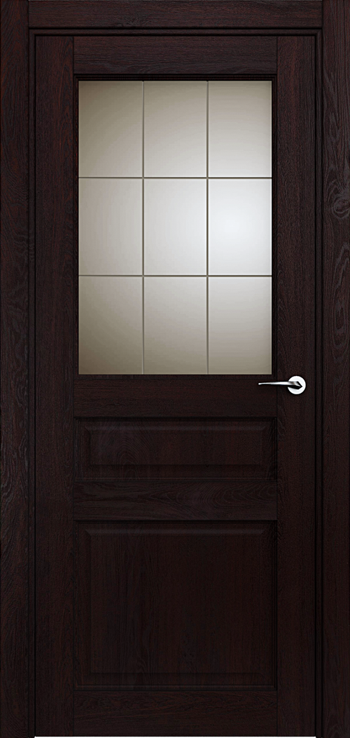 Classic 532 Дуб черный Сатинато Английская решетка 4мм