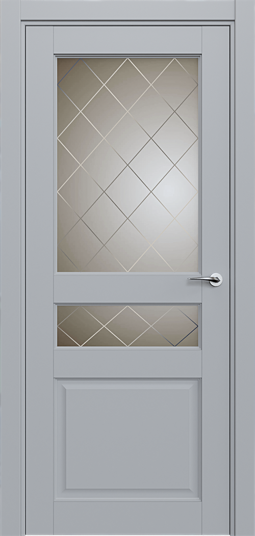 Classic 533 Серебро Сатинато Ромб 4мм