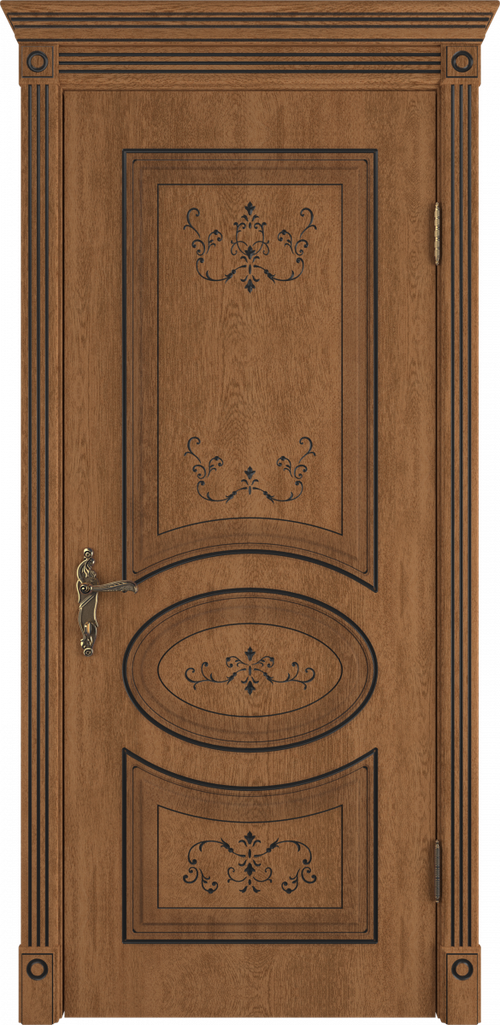 Дверное полотно HDS AMA Дуб Аурум Глухое