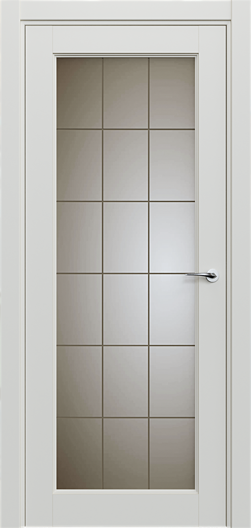 Classic 552 Белый жемчуг Сатинато Английская решетка 4мм