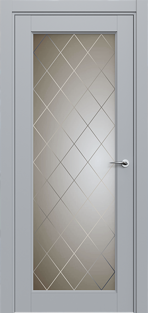 Classic 552 Серебро Сатинато Ромб 4мм