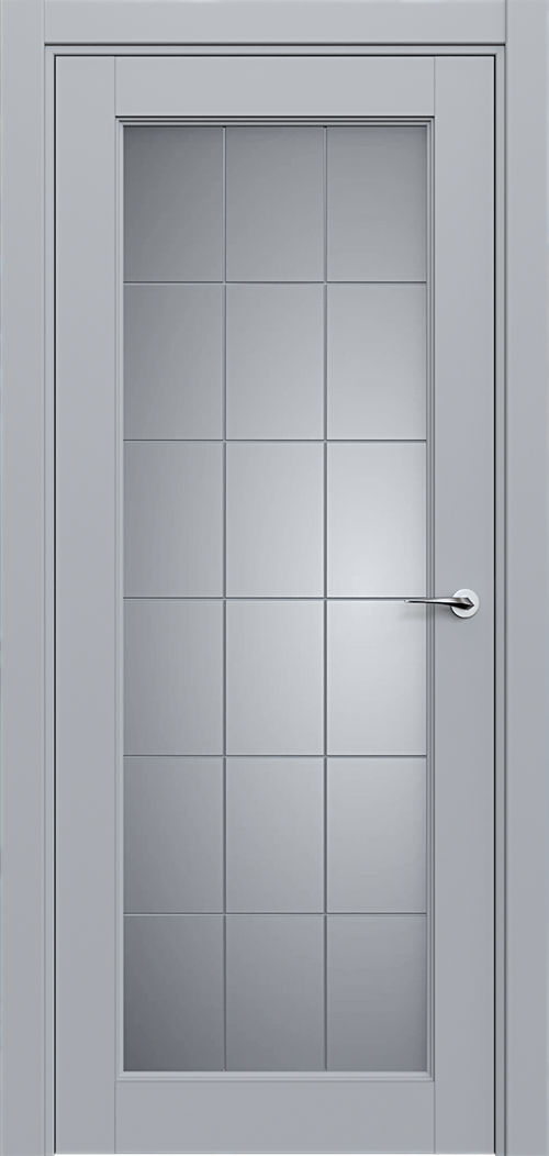 Classic 552 Серебро Сатинато Английская решетка 4мм