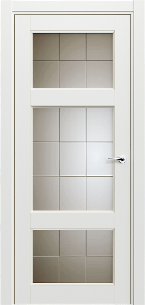 Classic 542 Белый жемчуг Сатинато Английская решетка 4мм