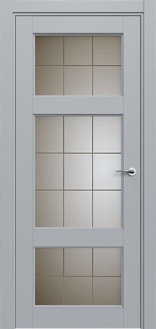 Classic 542 Серебро Сатинато Английская решетка 4мм