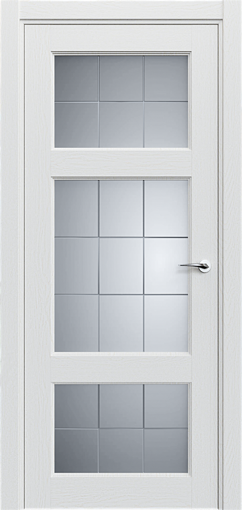 Classic 542 Дуб белый Сатинато Английская решетка 4мм