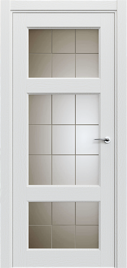 Classic 542 Дуб белый Сатинато Английская решетка 4мм