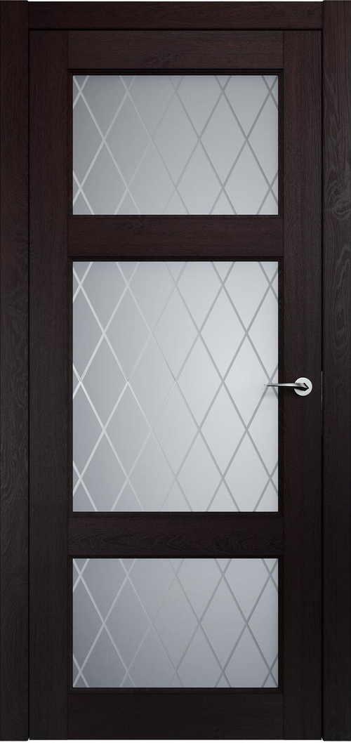 Classic 542 Дуб черный Сатинато Ромб 4мм