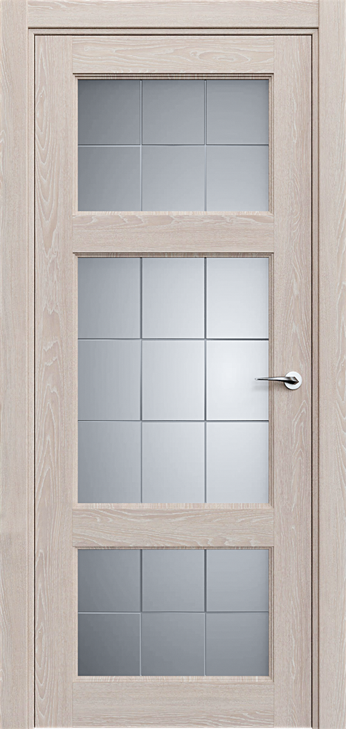 Classic 542 Дуб серый Сатинато Английская решетка 4мм