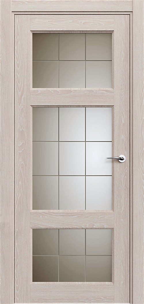 Classic 542 Дуб серый Сатинато Английская решетка 4мм