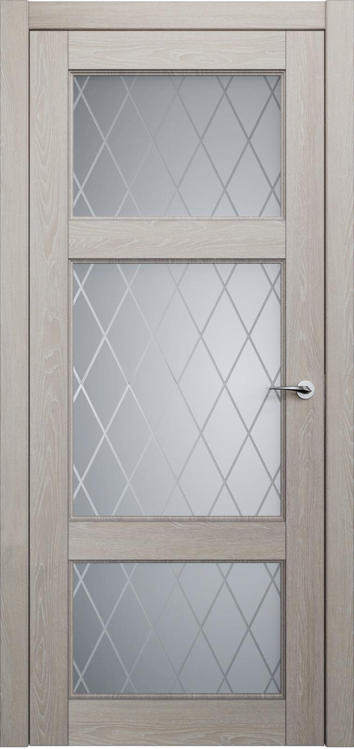 Classic 542 Дуб серый Сатинато Ромб 4мм