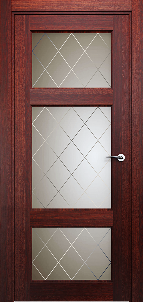 Classic 542 Орех Сатинато Ромб 4мм