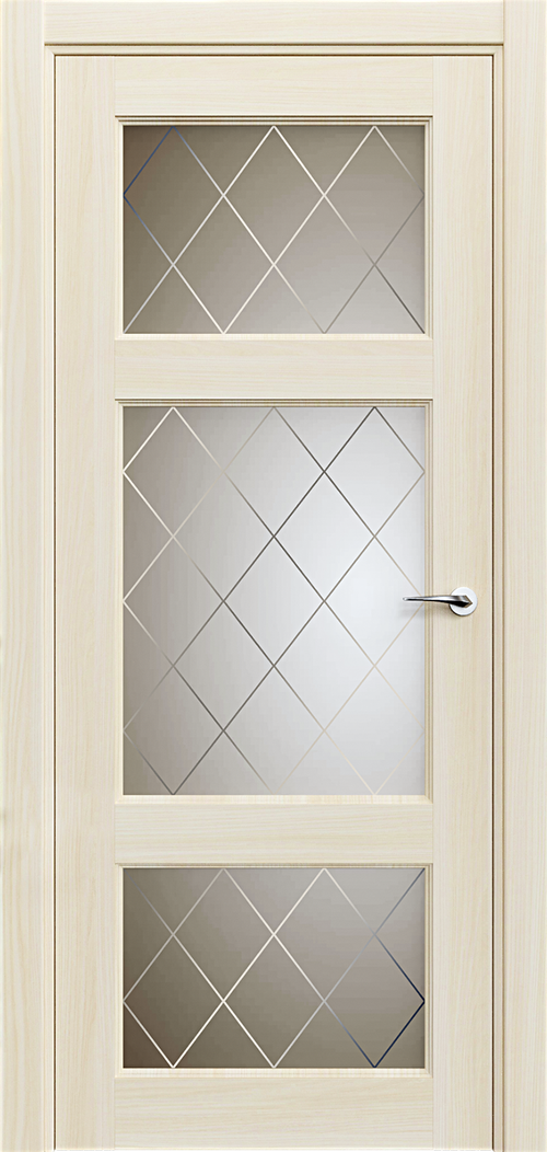 Classic 542 Ясень Сатинато Ромб 4мм