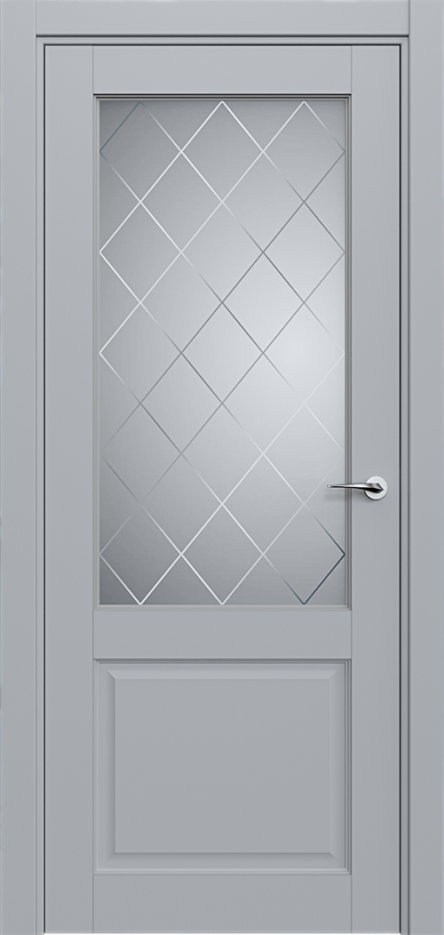 Classic 521 Серебро Сатинато Ромб 4мм