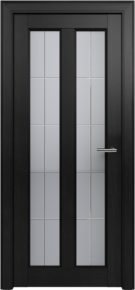 Classic 612 Дуб черный Сатинато Английская решетка 4мм