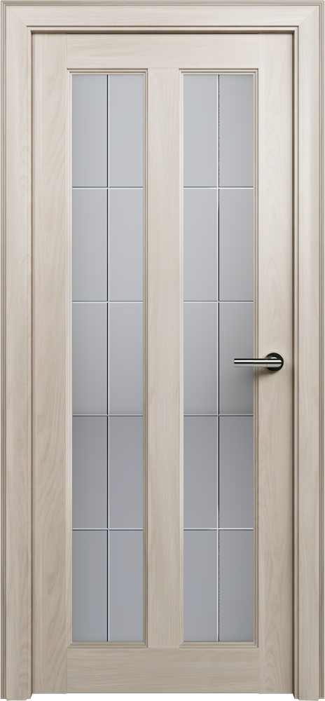 Classic 612 Ясень Сатинато Английская решетка 4мм