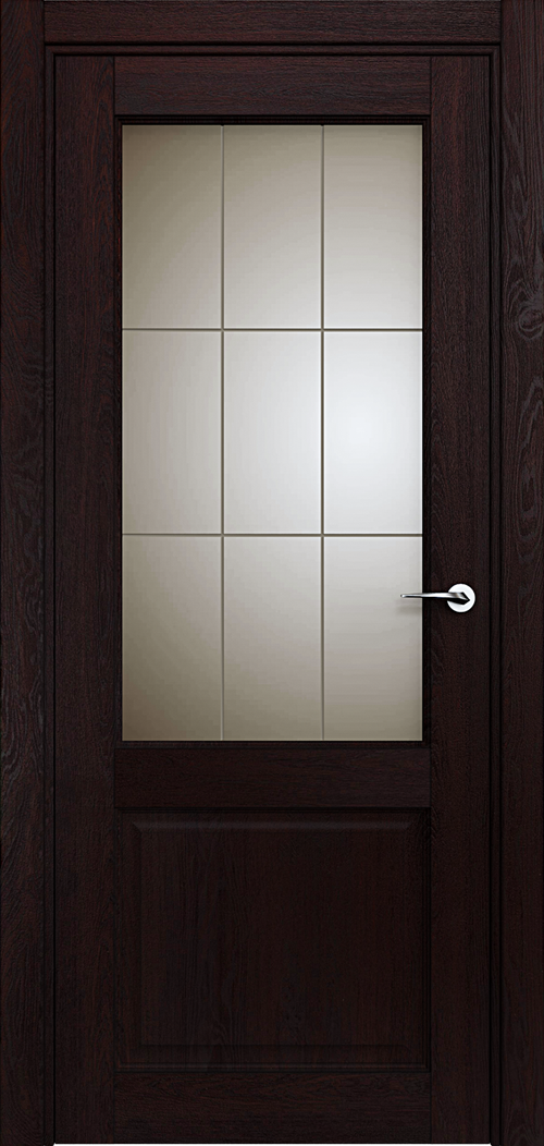 Classic 521 Дуб черный Сатинато Английская решетка 4мм