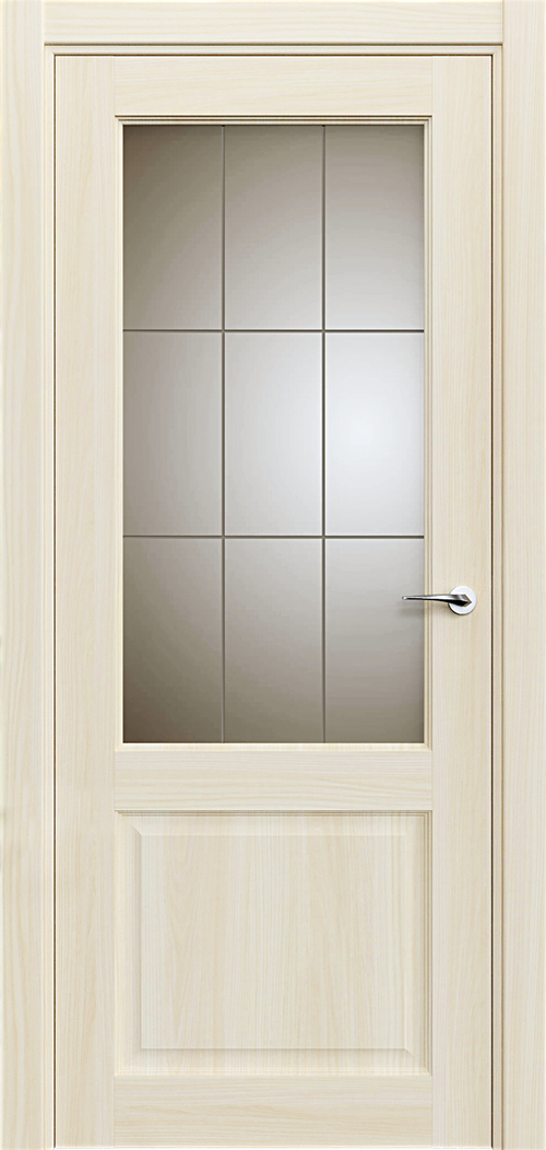 Classic 521 Ясень Сатинато Английская решетка 4мм